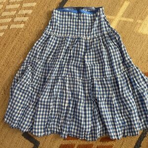 Vintage Ralph Lauren gingham skirt